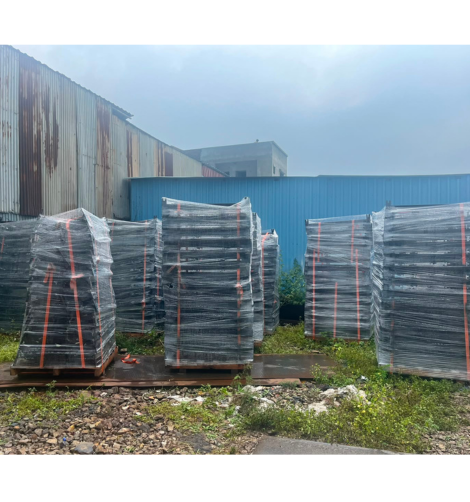 Conveyor Idlers Angle View