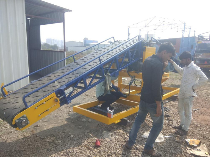 Hydraulic Truck Unloading System